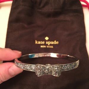 Kate Spade sparkly bow bracelet